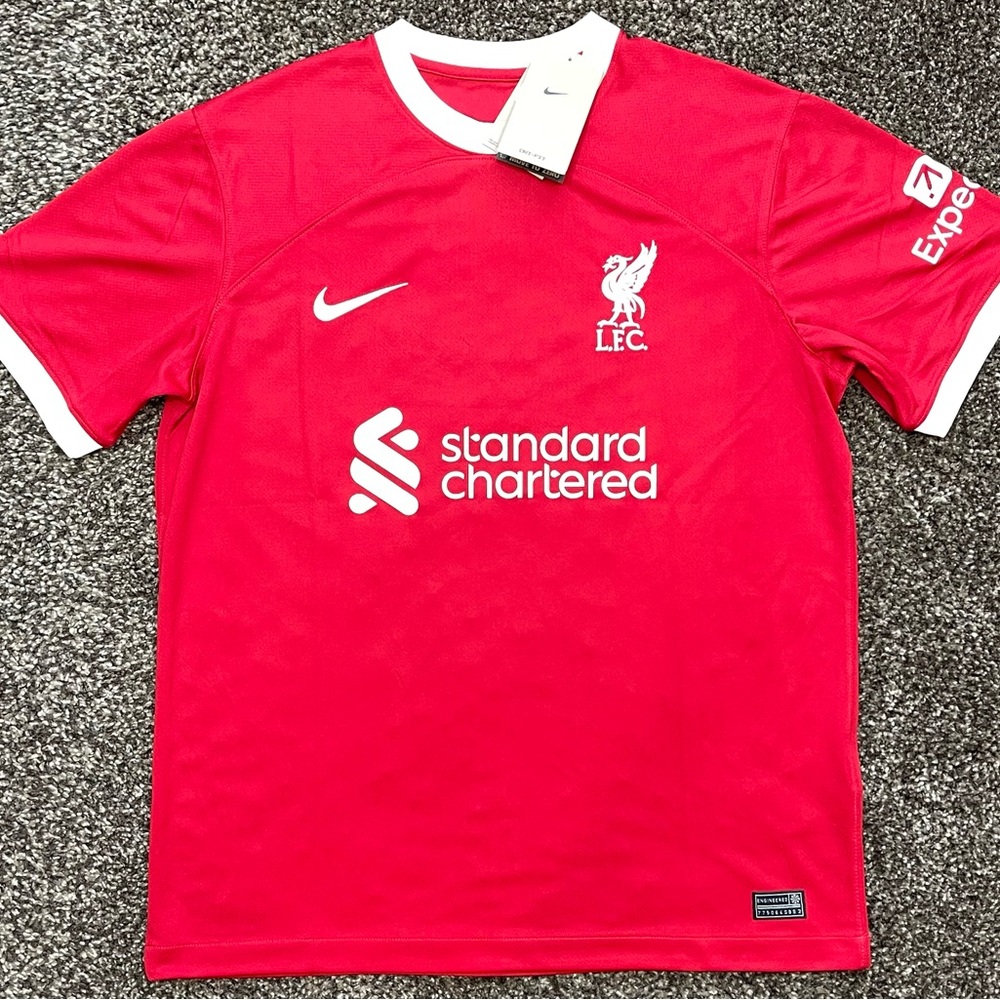 2023-2024 Nike Liverpool Home Jersey - Size Medium - 9/10 Condition